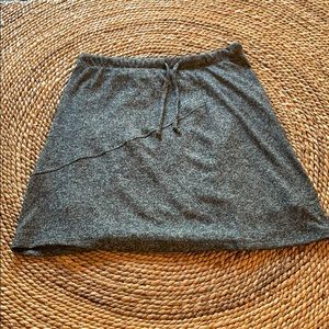 Heather Gray Drawstring Skirt